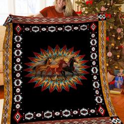 Horse Quilt Ptr and Home Decor