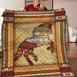 Horse Quilt Puq and Home Decor