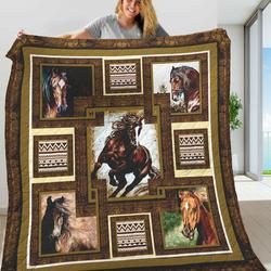 Horse Quilt Pvf and Home Decor