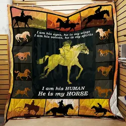 Horse Quilt Pwe and Home Decor