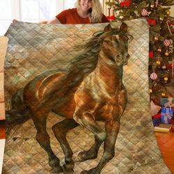 Horse Quilt Qdw and Home Decor