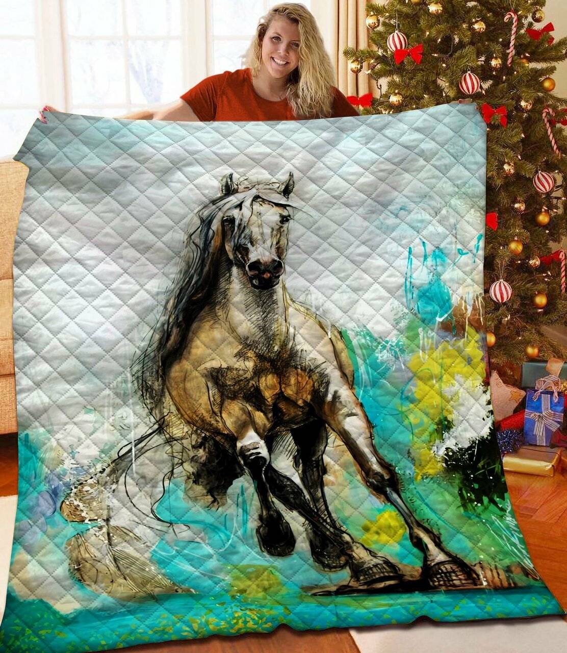 Horse Quilt Qhx and Home Decor