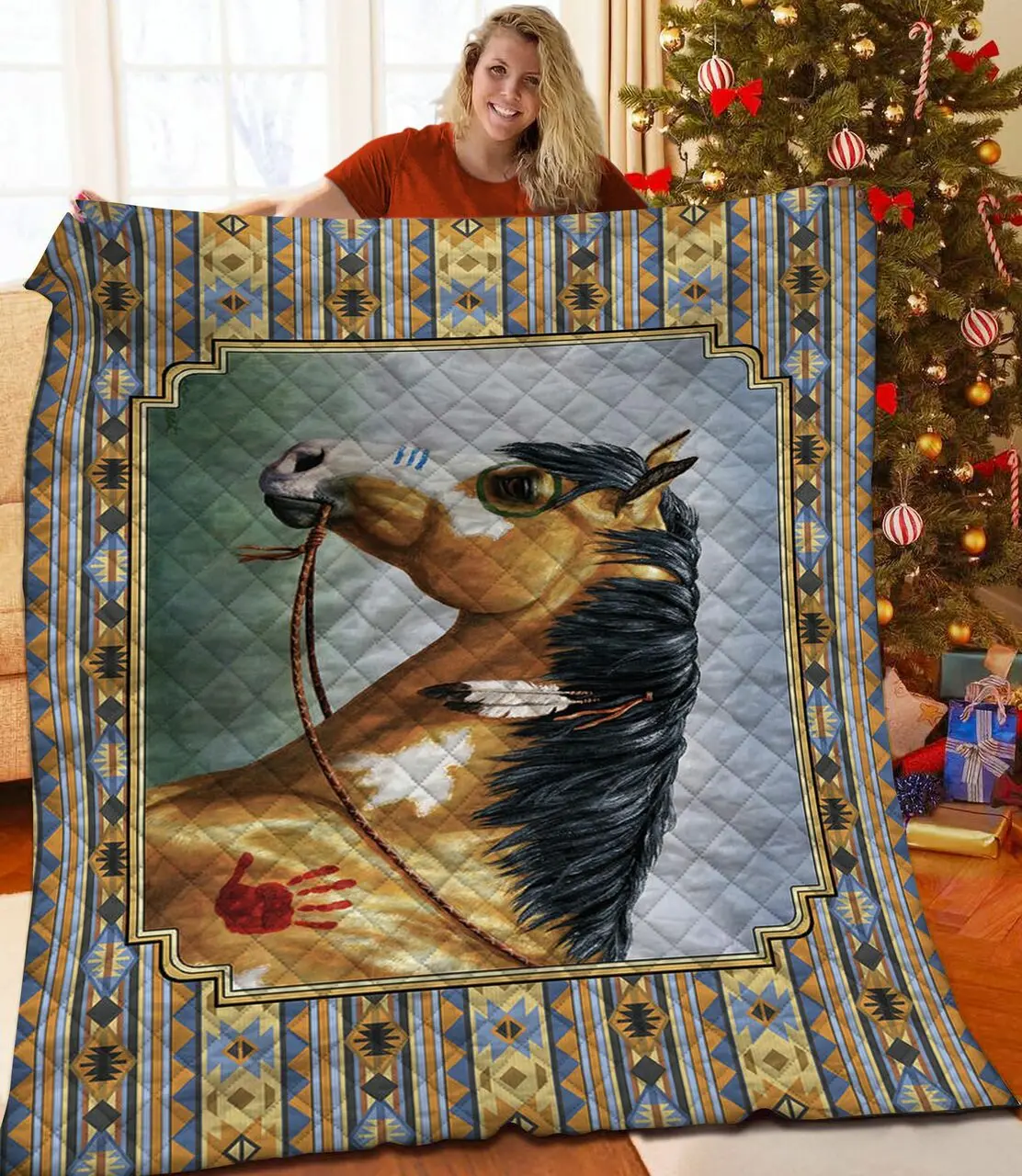 Horse Quilt Qjl and Home Decor