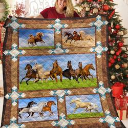Horse Quilt Qkk and Home Decor