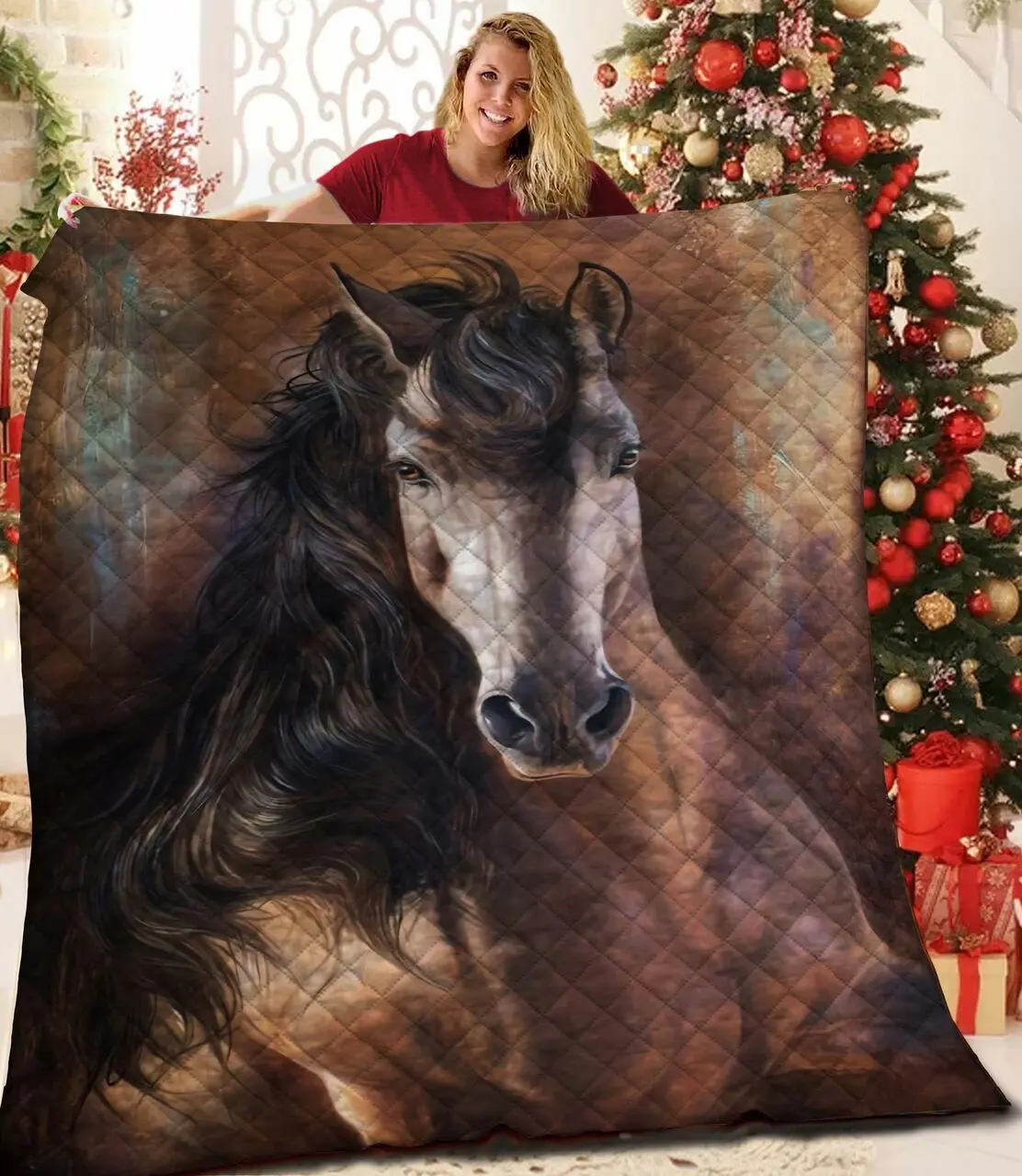 Horse Quilt Qkz and Home Decor