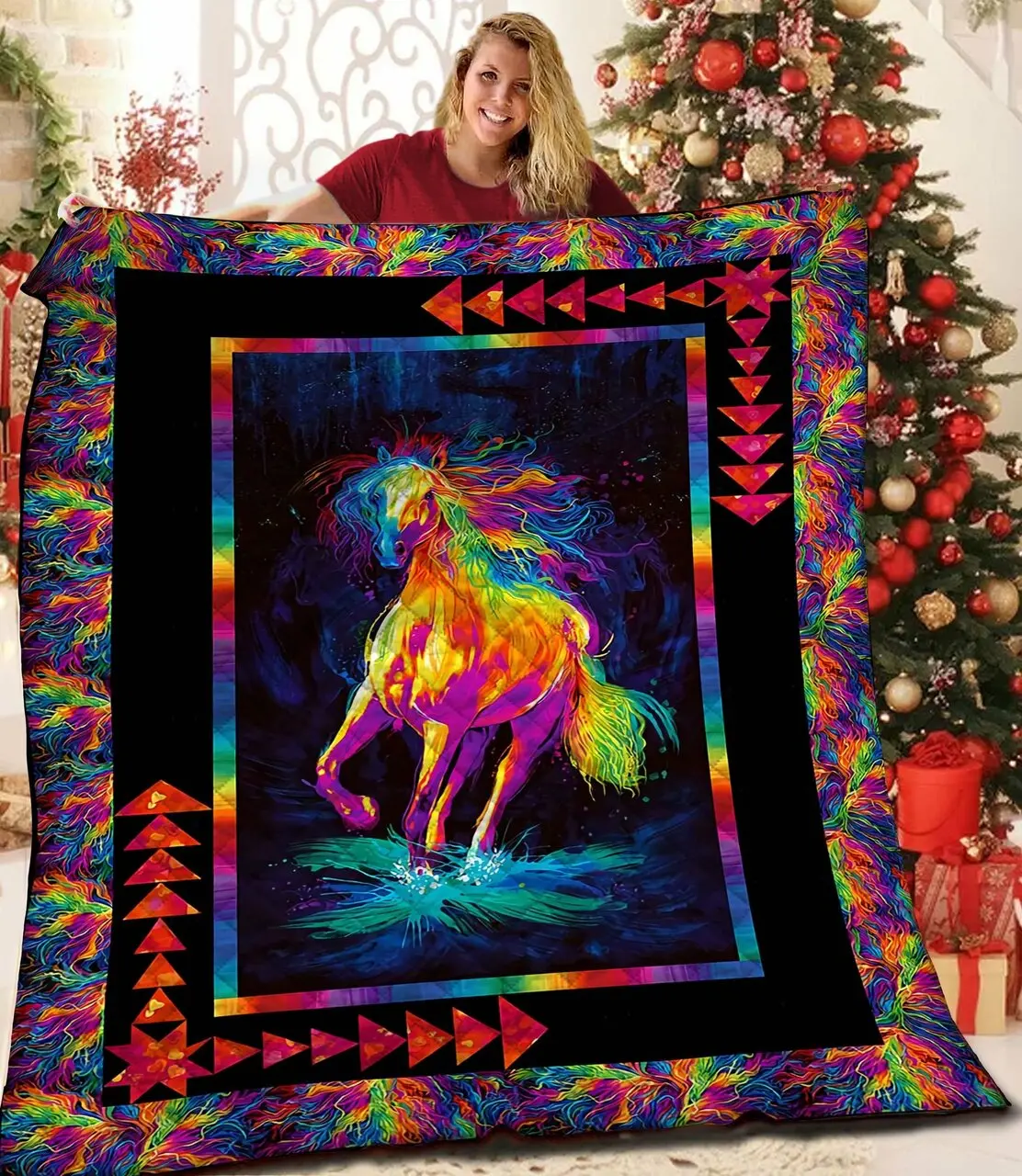 Horse Quilt Qpk and Home Decor