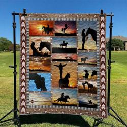 Horse Td2809604 Quilt Blanket and Home Decor
