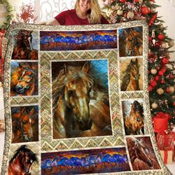 Horse V13 Nice 3D Customized Quilt and Home Decor