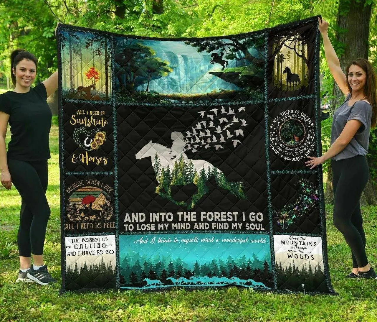 Horse Vcb Quilt Derqxy and Home Decor