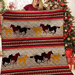 Horse Wan Ner 3D Customized Quilt and Home Decor
