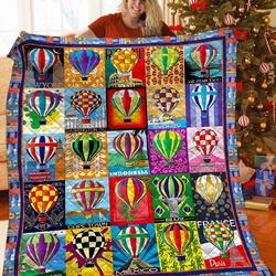 Hot Air Balloon Quilt Nzn and Home Decor