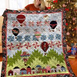 Hot Air Balloon Quilt Nzx and Home Decor