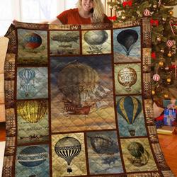 Hot Air Balloon Quilt Oah and Home Decor