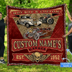 Hot Rod Quilt Blanket LH400023 and Home Decor