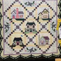 Houses Cla1910304Q Quilt Blanket and Home Decor