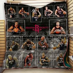 Houston Rockets Quilt Blanket Bs1012 and Home Decor