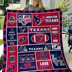 Houston Texans Quilt Blanket 04 and Home Decor
