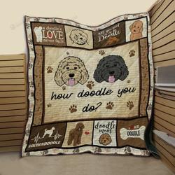 How Doodle You Do Quilt Blanket Great Customized Blanket Gifts For Birthday Christmas Thanksgiving and Home Decor