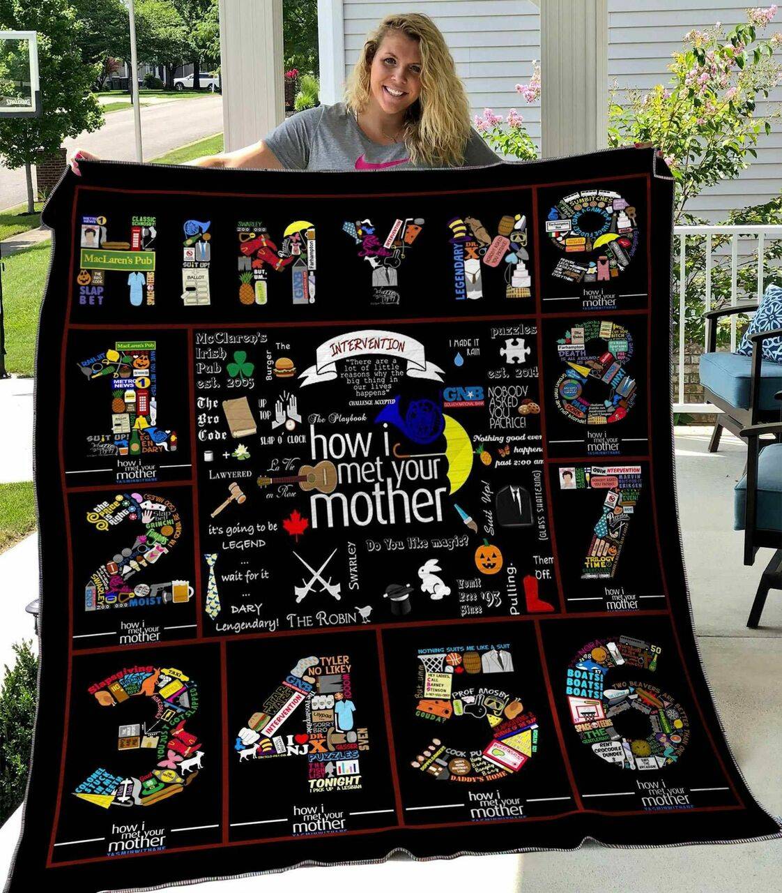 How I Met Your Mother Blanket Th2906 Quilt and Home Decor