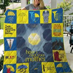 How I Met Your Mother Quilt Blanket  Limited Quilt Blanket and Home Decor
