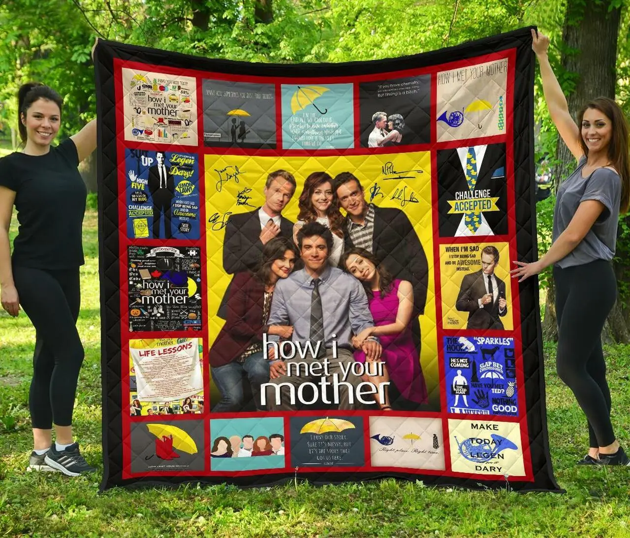 How I Met Your Mother Tv Show Fan Gift Quilt and Home Decor