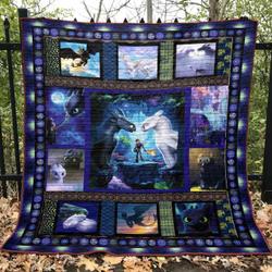 How To Train Your Dragon Blanket Th1607 Quilt and Home Decor