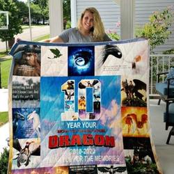 How To Train Your Dragon Quilt Blanket  Quilt and Home Decor
