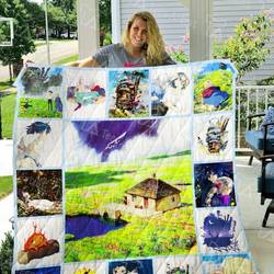 Howl S Moving Castle Quilt Blanket 0731 and Home Decor