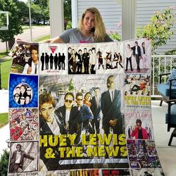 Huey Lewis The News Blanket Th1809 Quilt and Home Decor
