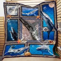 Huge Whale Lover Quilt and Home Decor