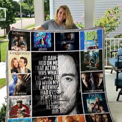 Hugh Jackman 2 Quilt Blanket 01 and Home Decor