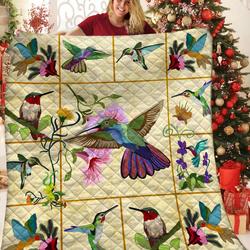 Humming Bird Quilt Nvh and Home Decor