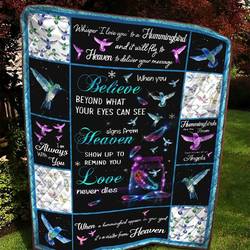 Humming Bird Skip Rope Song Quilt Blanket Dhc020120223Td and Home Decor