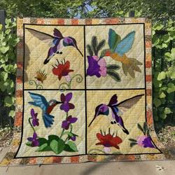 Hummingbird Ml280514 Quilt Blanket and Home Decor