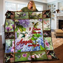 Hummingbird Quilt Blanket Bbb060221Sm and Home Decor