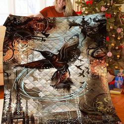Hummingbird Quilt Nik and Home Decor