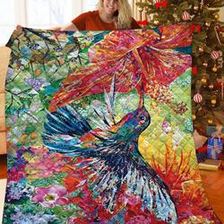 Hummingbird Quilt Njt and Home Decor