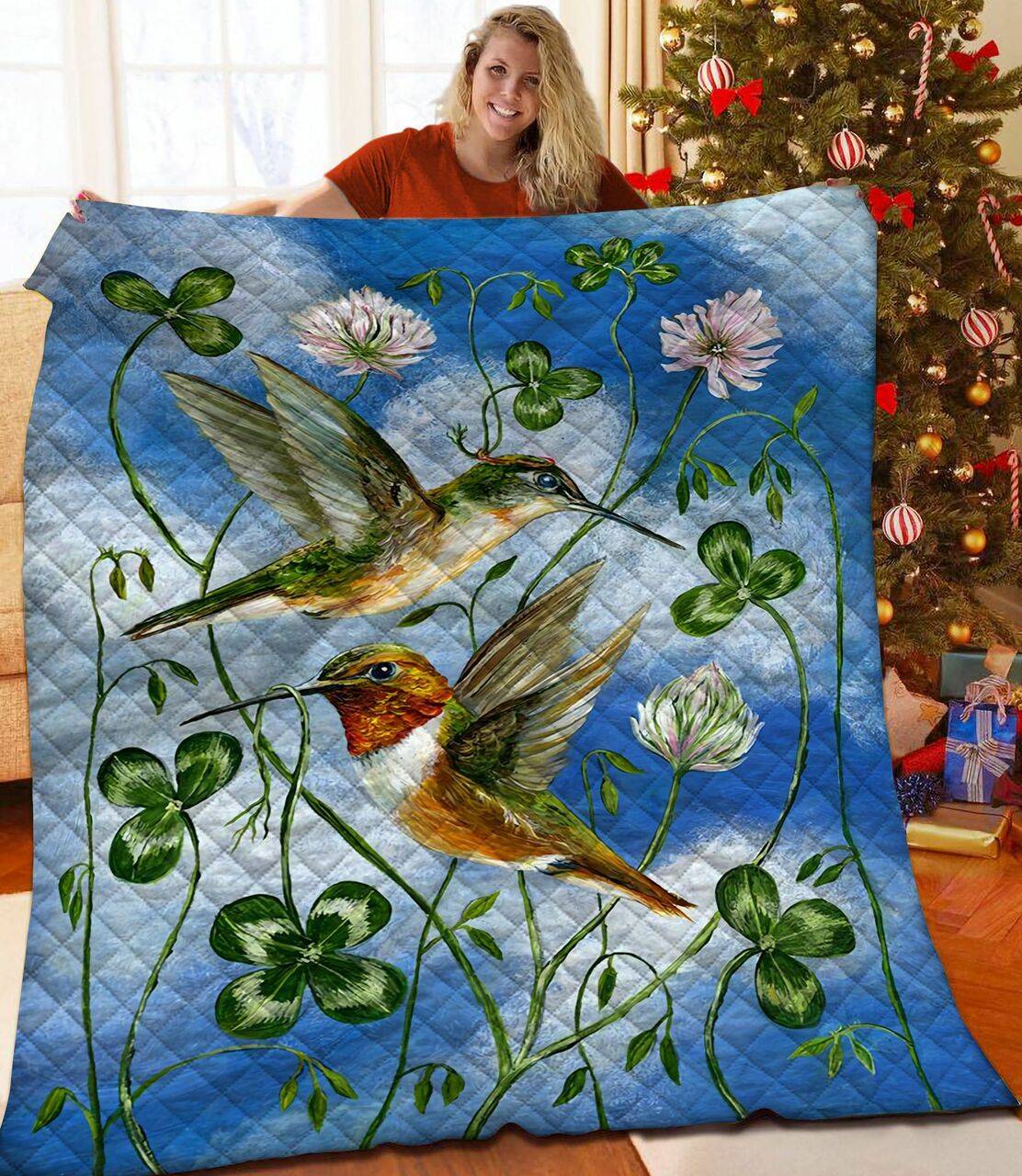Hummingbird Quilt Nnf and Home Decor