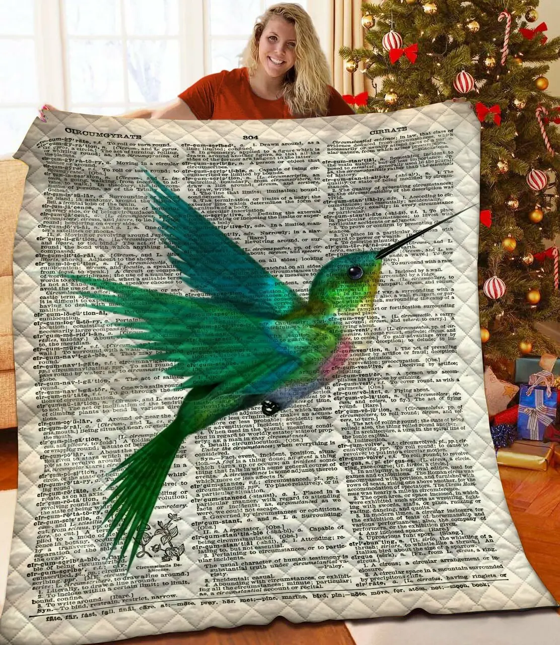 Hummingbird Quilt Noj and Home Decor
