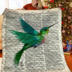 Hummingbird Quilt Noj and Home Decor