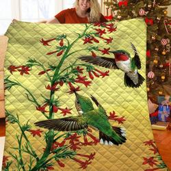 Hummingbird Quilt Nrb and Home Decor