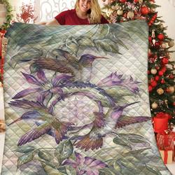 Hummingbird Quilt Reu and Home Decor