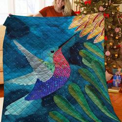 Hummingbird Quilt Rfo and Home Decor