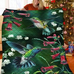 Hummingbird Quilt Rft and Home Decor