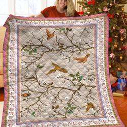 Hummingbird Quilt Rgd and Home Decor