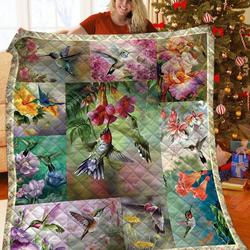 Hummingbird Quilt Rgi and Home Decor