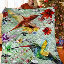 Hummingbird Quilt Rgs and Home Decor