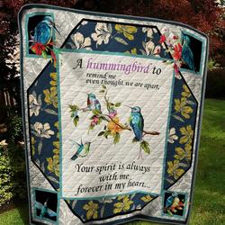 Hummingbird Td19110277 Quilt Blanket and Home Decor