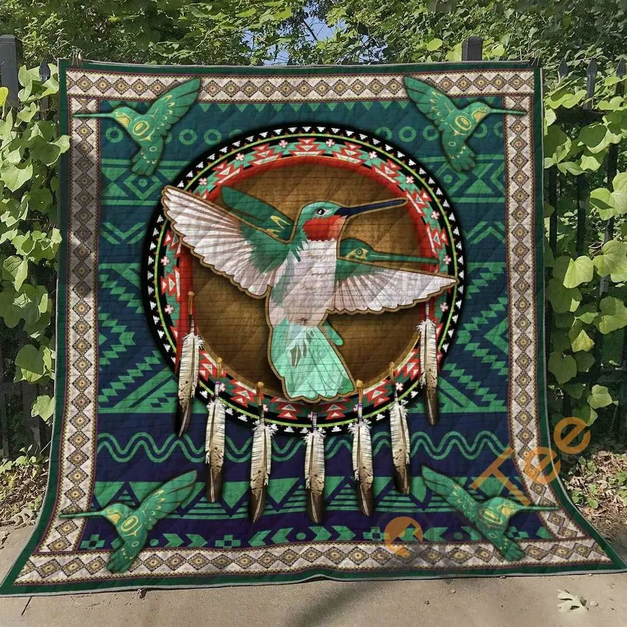 Hummingbird V2 Blanket TH2906 Quilt and Home Decor