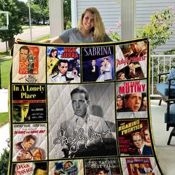 Humphrey Bogart Quilt Blanket 01 and Home Decor